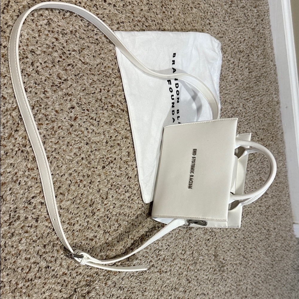 Brandon Blackwood White Mini Bag